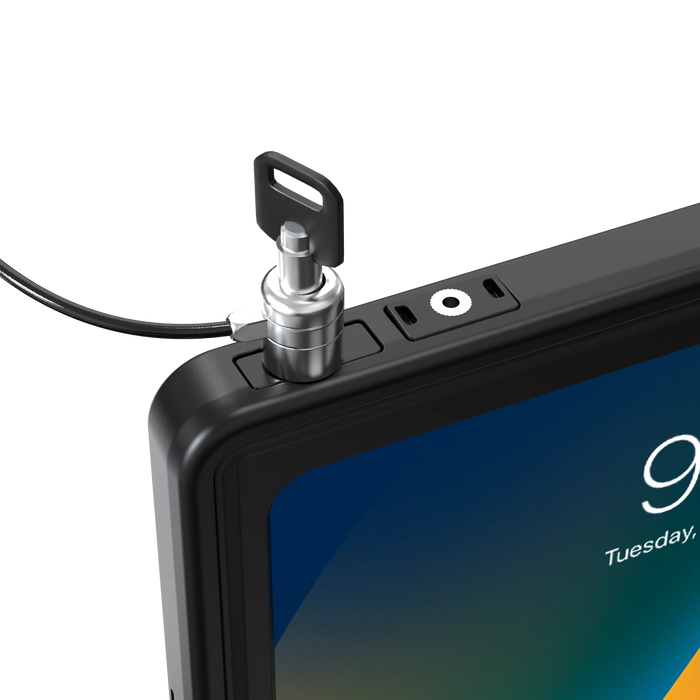 Rotating Sleek Desk Mount with VersaGuard Twist Lock Inductive Charging Dock and Case CTA DIGITAL