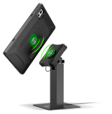 Rotating Sleek Desk Mount with VersaGuard Twist Lock Inductive Charging Dock and Case