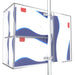 Security Box Acrylic Sanitizing Kit Compartment with VESA Compatibility for both Floor Stands and Wall Placement CTA DIGITAL