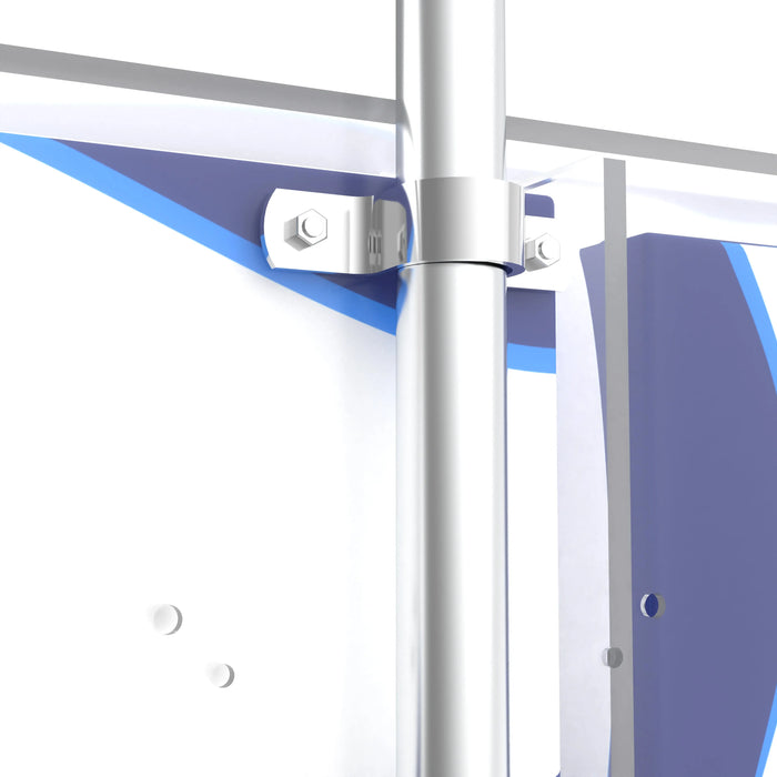 Security Box Acrylic Sanitizing Kit Compartment with VESA Compatibility for both Floor Stands and Wall Placement CTA DIGITAL