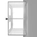 Security Box Acrylic Sanitizing Kit Compartment with VESA Compatibility for both Floor Stands and Wall Placement CTA DIGITAL