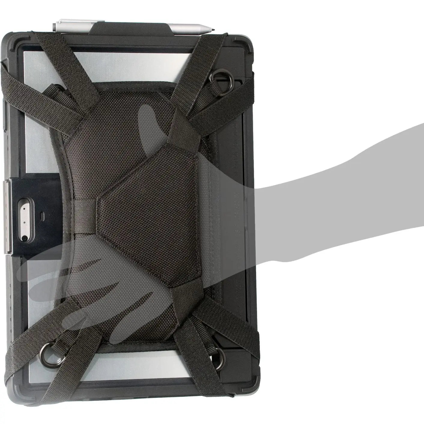 Security Carrying Case with Kickstand and Anti-Theft Cable