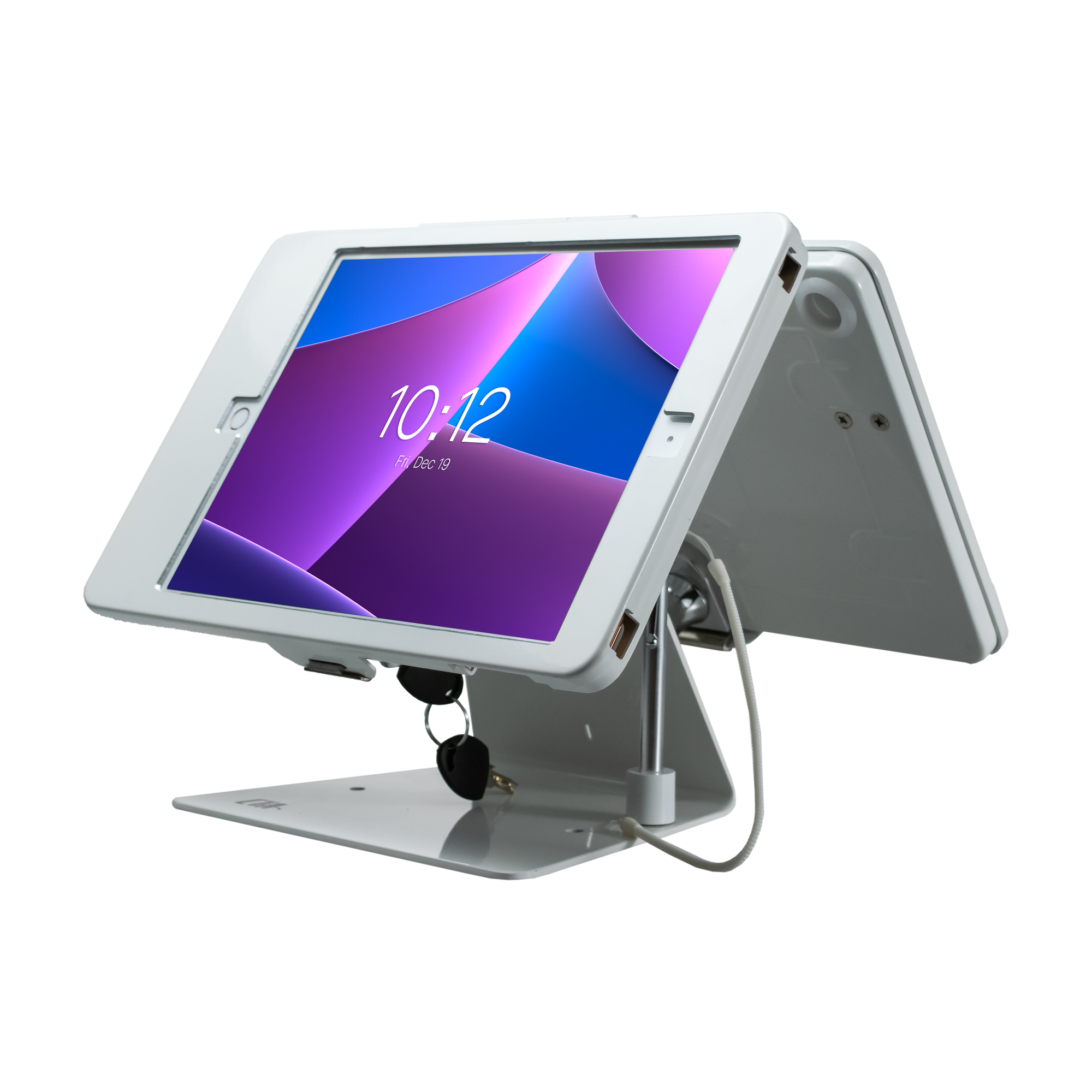 Security Dual-Tablet Kiosk Stand CTA