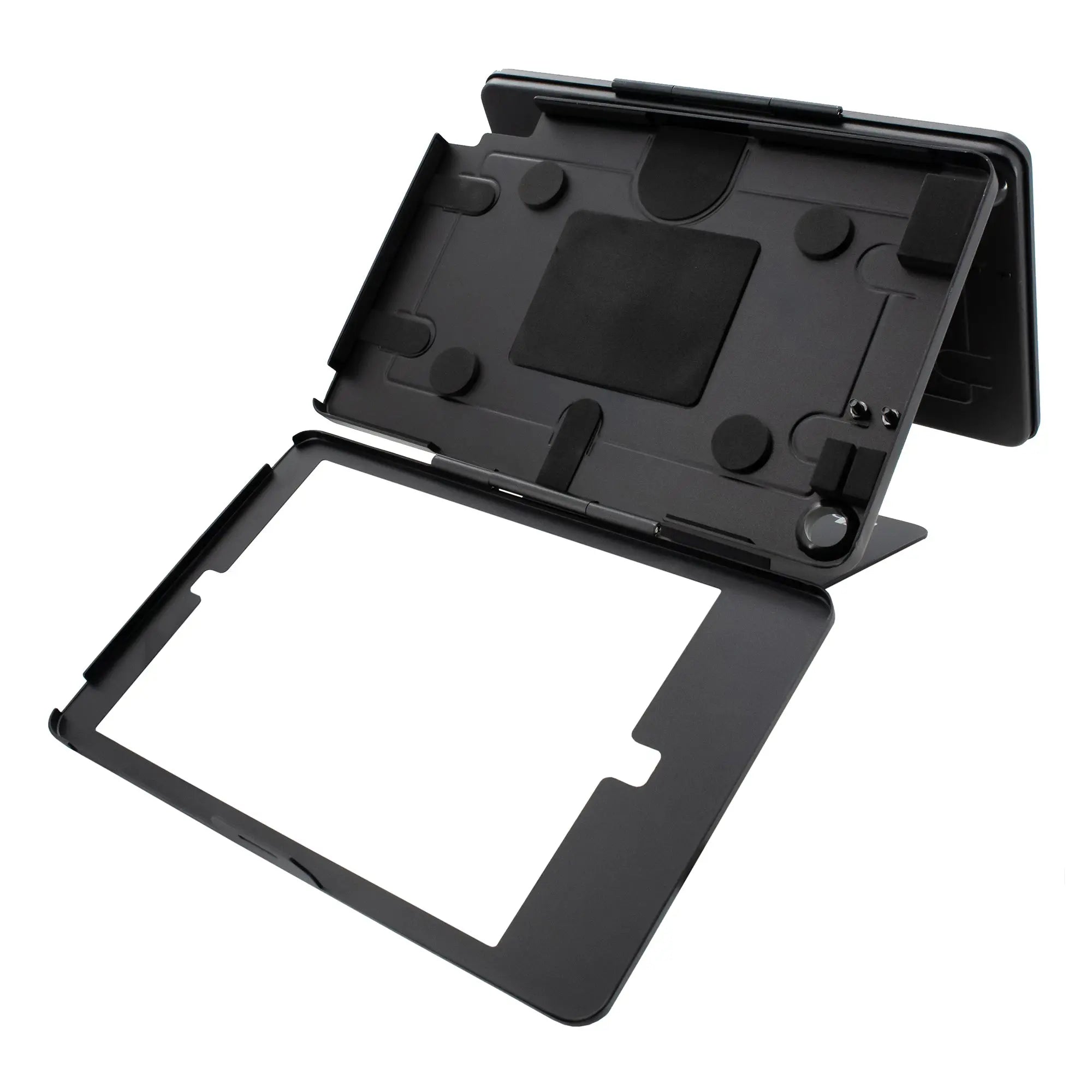 Security Dual-Tablet Kiosk Stand