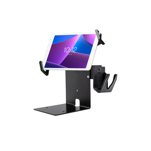 Security Universal Holder POS Station with Printer Stand & Magnetic Scanner Holder CTA