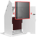 Self Service Kiosk with Printer Compartment and Storage (Black) CTA DIGITAL