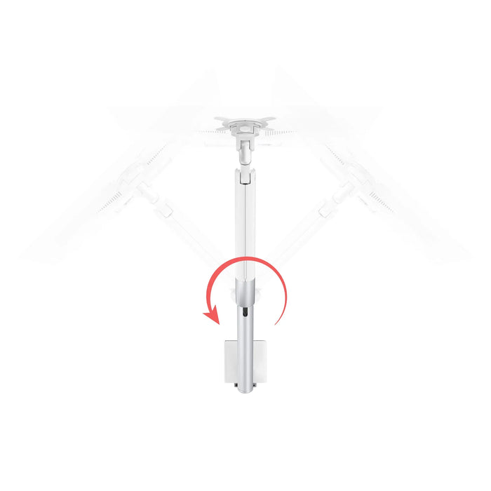 Single Monitor Slim Spring Arm w/ USB Ports CTA DIGITAL