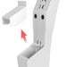 Sleek Floor Stand with Printer Slot for Touchscreen Monitors and Other Displays CTA DIGITAL