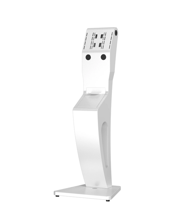 Sleek Floor Stand with Printer Slot for Touchscreen Monitors and Other Displays CTA DIGITAL