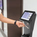 Sleek Floor Stand with Printer Slot, Security Enclosure and Integrated Honeywell 2D Scanner (White) CTA DIGITAL