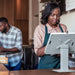 Sleek Rotating Desk Mount with Security Enclosure CTA DIGITAL