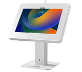 Sleek Rotating Desk Mount with Security Enclosure