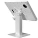 Sleek Rotating Desk Mount with Security Enclosure and Integrated Honeywell 2D Scanner (White) CTA DIGITAL