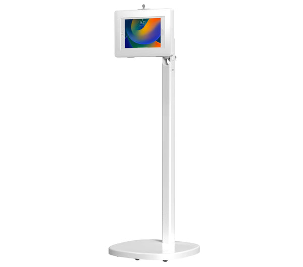 Spring Adjustable Floor Stand with  Universal Security Enclosure for  Large TabletsSpring Adjustable Floor Stand with  Universal Security Enclosure for  Large Tablets CTA DIGITAL