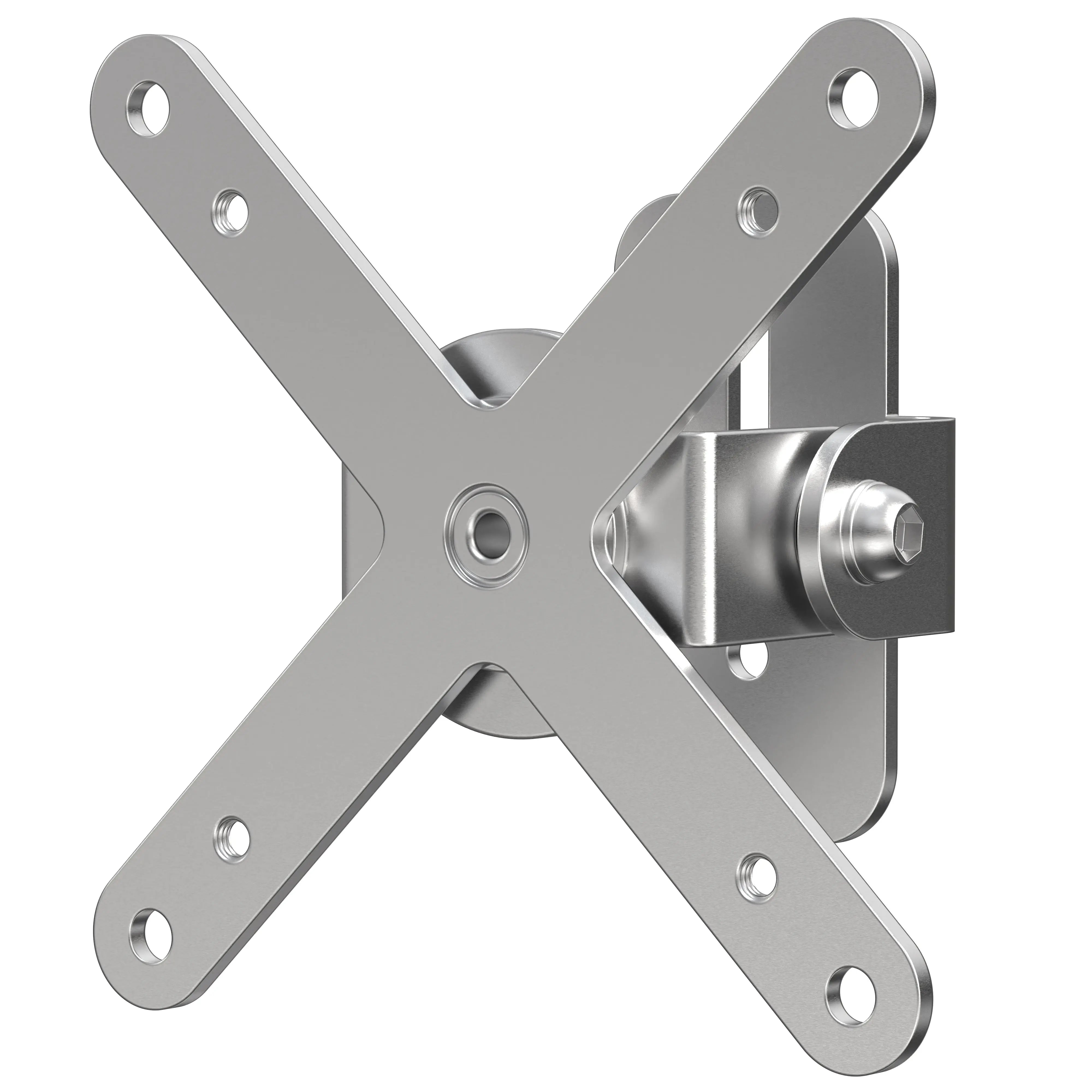 Stainless Steel Articulating VESA Plate for Poles, Beams, and Corners w/ Security Holder for 7.9-12.9” Tablets CTA DIGITAL