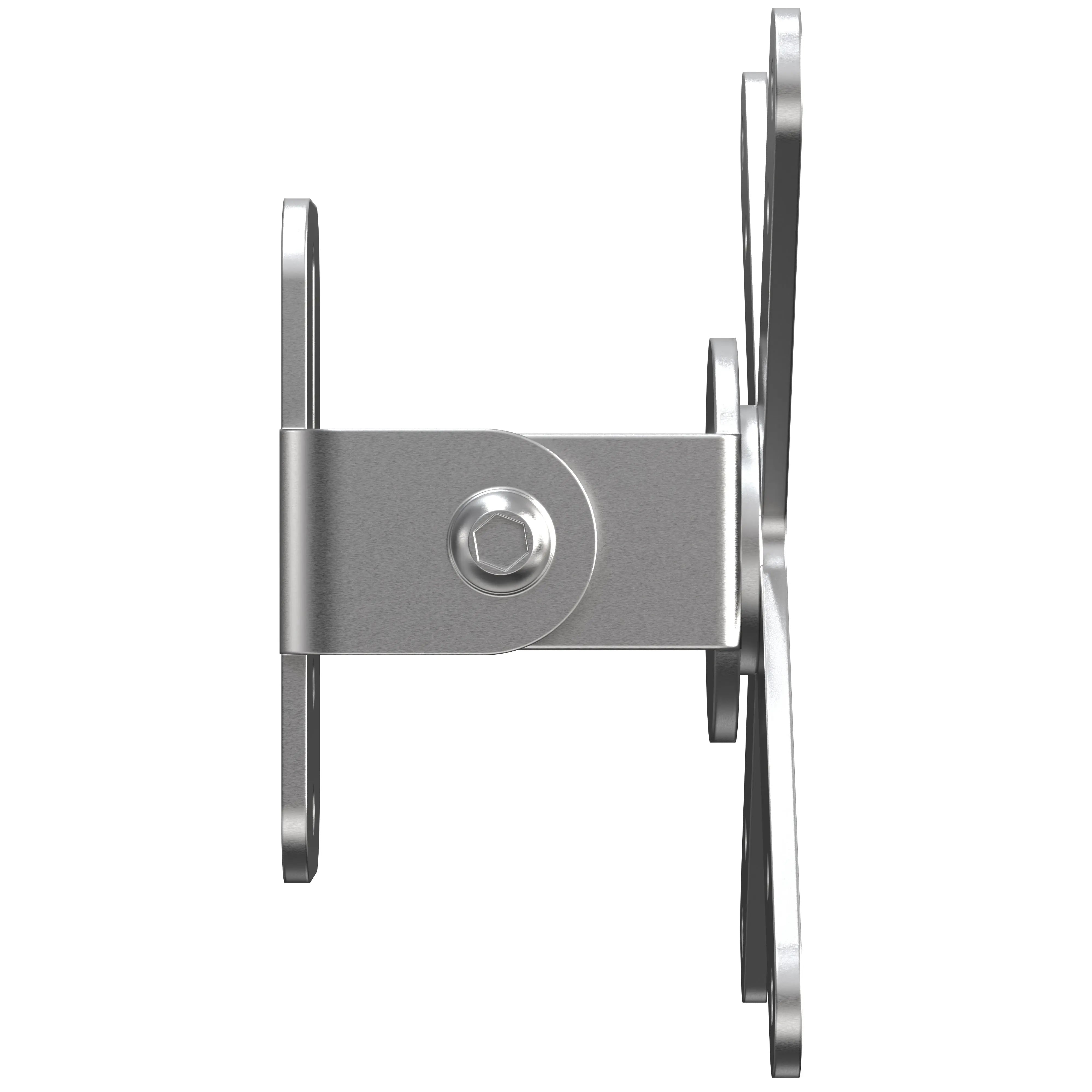 Stainless Steel Articulating VESA Plate for Poles, Beams, and Corners w/ Security Holder for 7.9-12.9” Tablets CTA DIGITAL