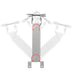 Stainless Steel Pole Mount with Articulating Arm for CTA Digital's Stainless-Steel Enclosures CTA DIGITAL