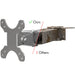 Stainless Steel Pole Mount with Articulating Arm for CTA Digital's Stainless-Steel Enclosures CTA DIGITAL