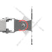 Stainless Steel Pole Mount with Articulating Arm for CTA Digital's Stainless-Steel Enclosures CTA DIGITAL