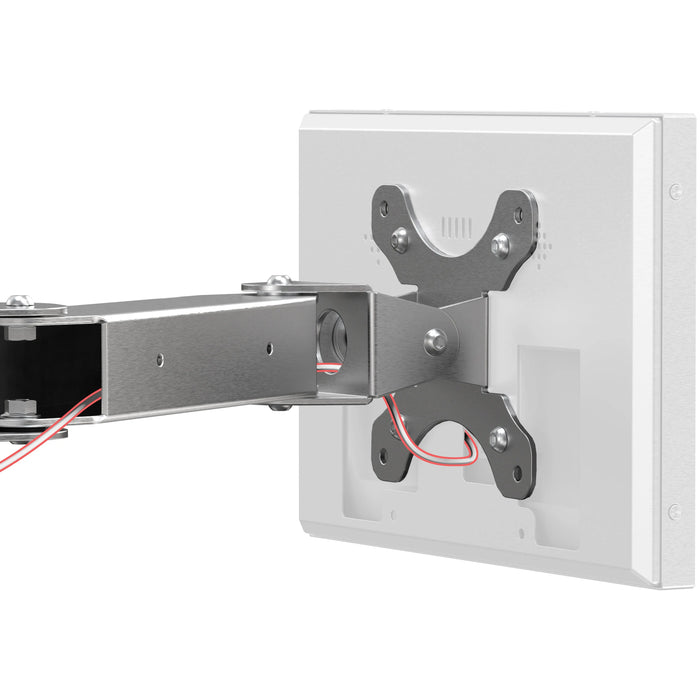 Stainless Steel Pole Mount with Articulating Arm for CTA Digital's Stainless-Steel Enclosures CTA DIGITAL