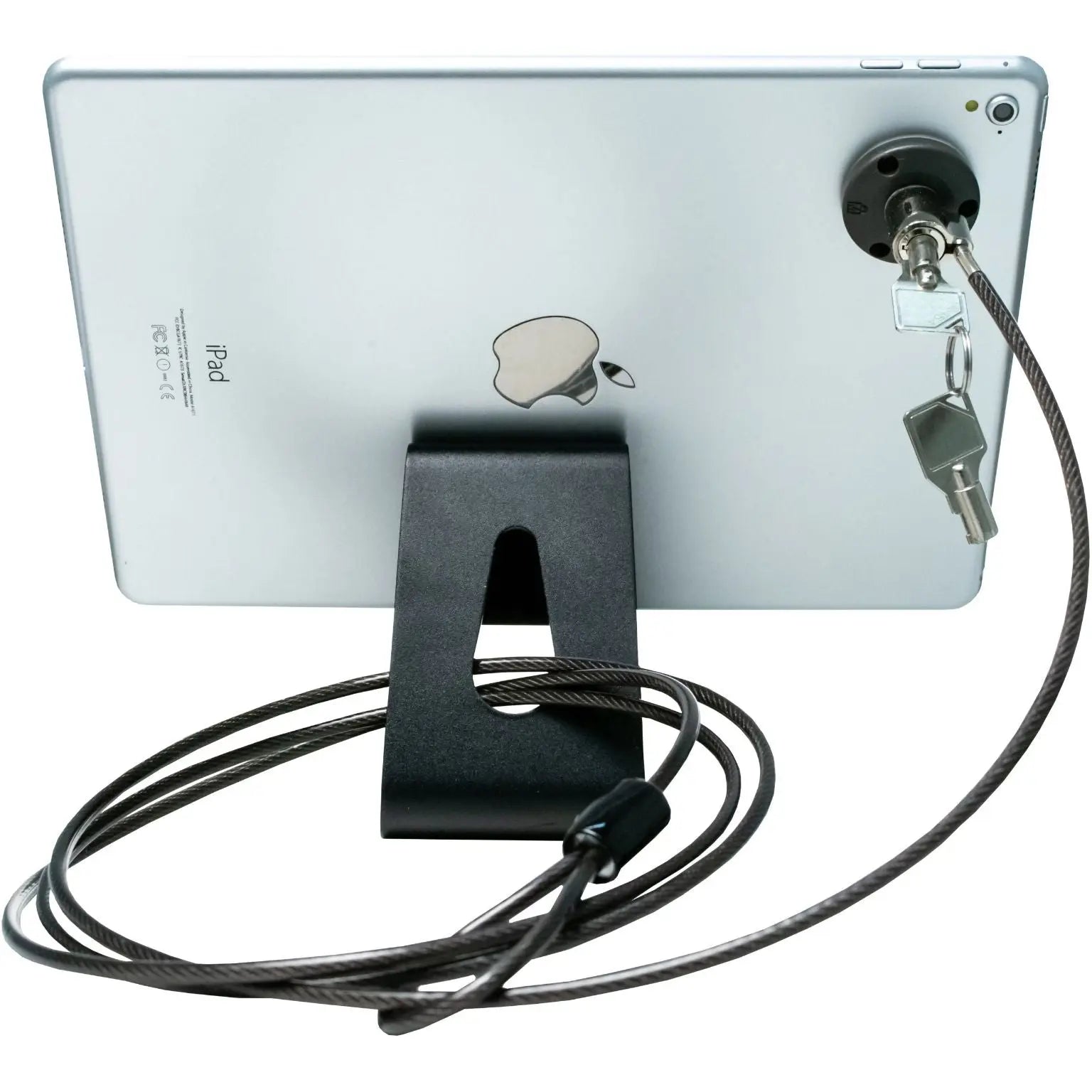 Tablet Desktop Security Kit with Display Stand and Theft-Deterrent Cable