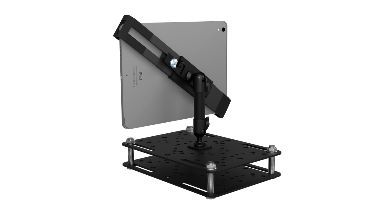 Tablet Security Forklift Mounting Kit w/ Universal Mounting Plates & Adjustable Holder CTA