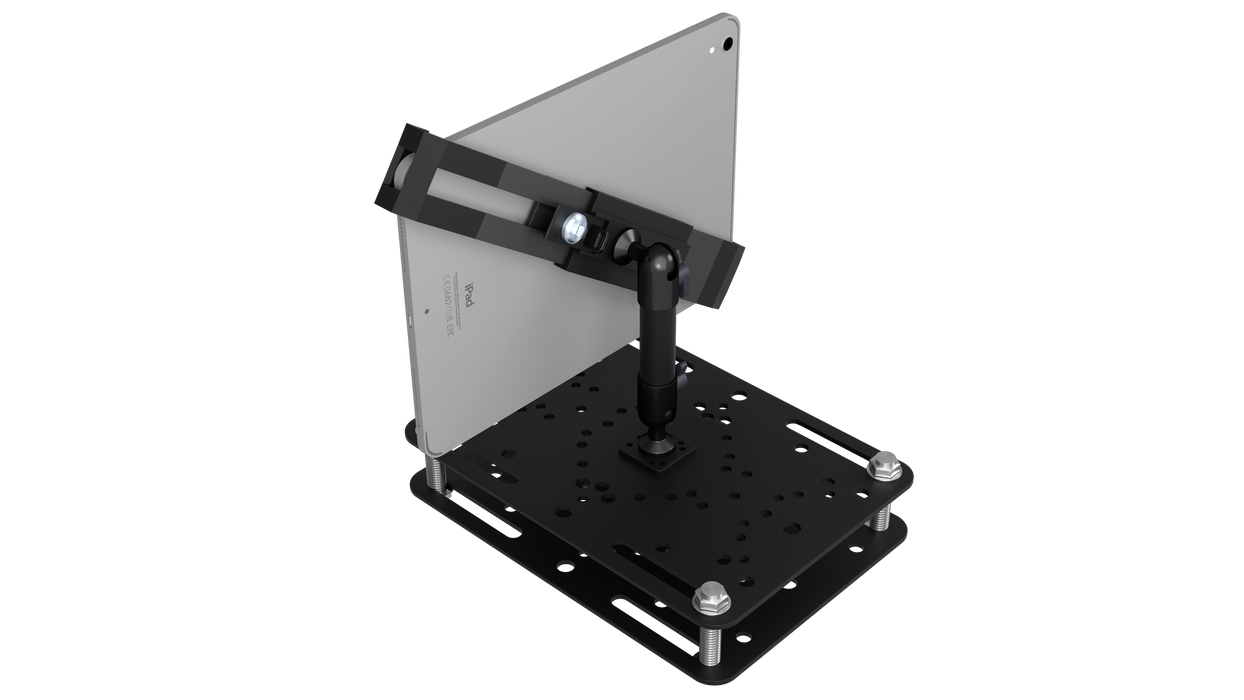 Tablet Security Forklift Mounting Kit w/ Universal Mounting Plates & Adjustable Holder CTA