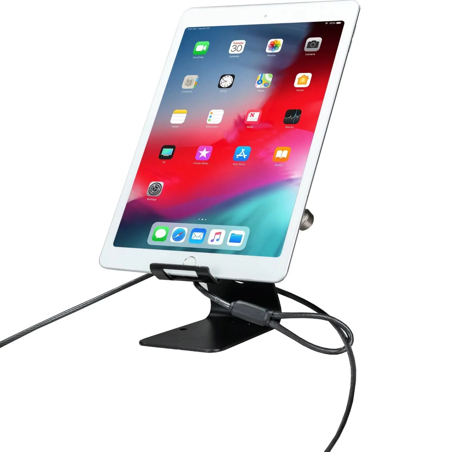 Tablet Security Kiosk Kit with Display Stand and Locking Cable