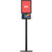 Thin Profile Graphic Sign Floor Stand w/ Security Enclosure CTA DIGITAL
