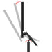 Thin Profile Graphic Sign Floor Stand w/ Security Enclosure CTA DIGITAL