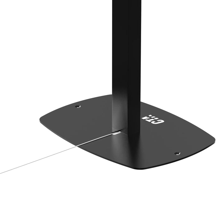 Thin Profile Graphic Sign Floor Stand w/ Security Enclosure CTA DIGITAL