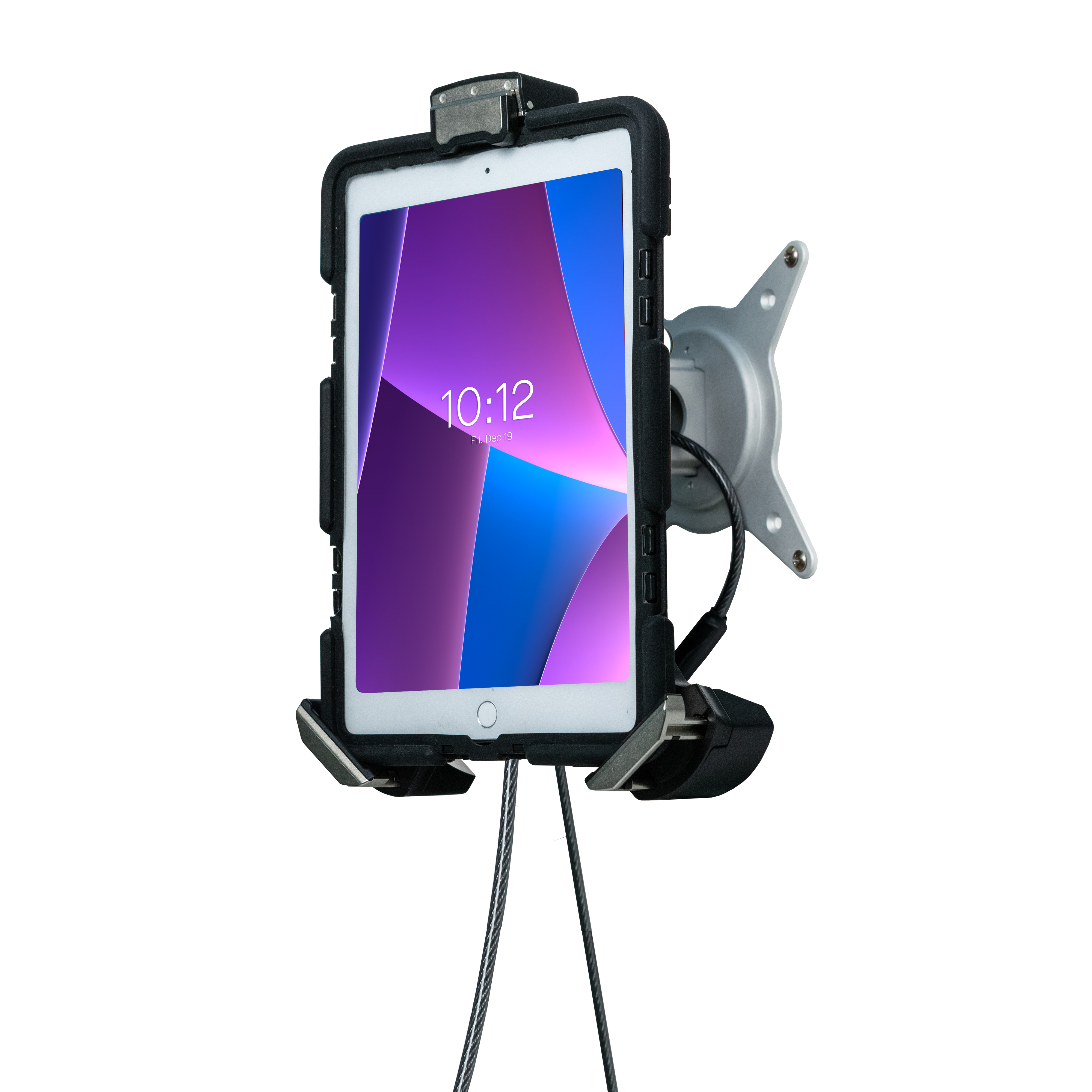 Tri-Grip Tablet Security Clasp w/ Quick-Connect VESA Mount CTA