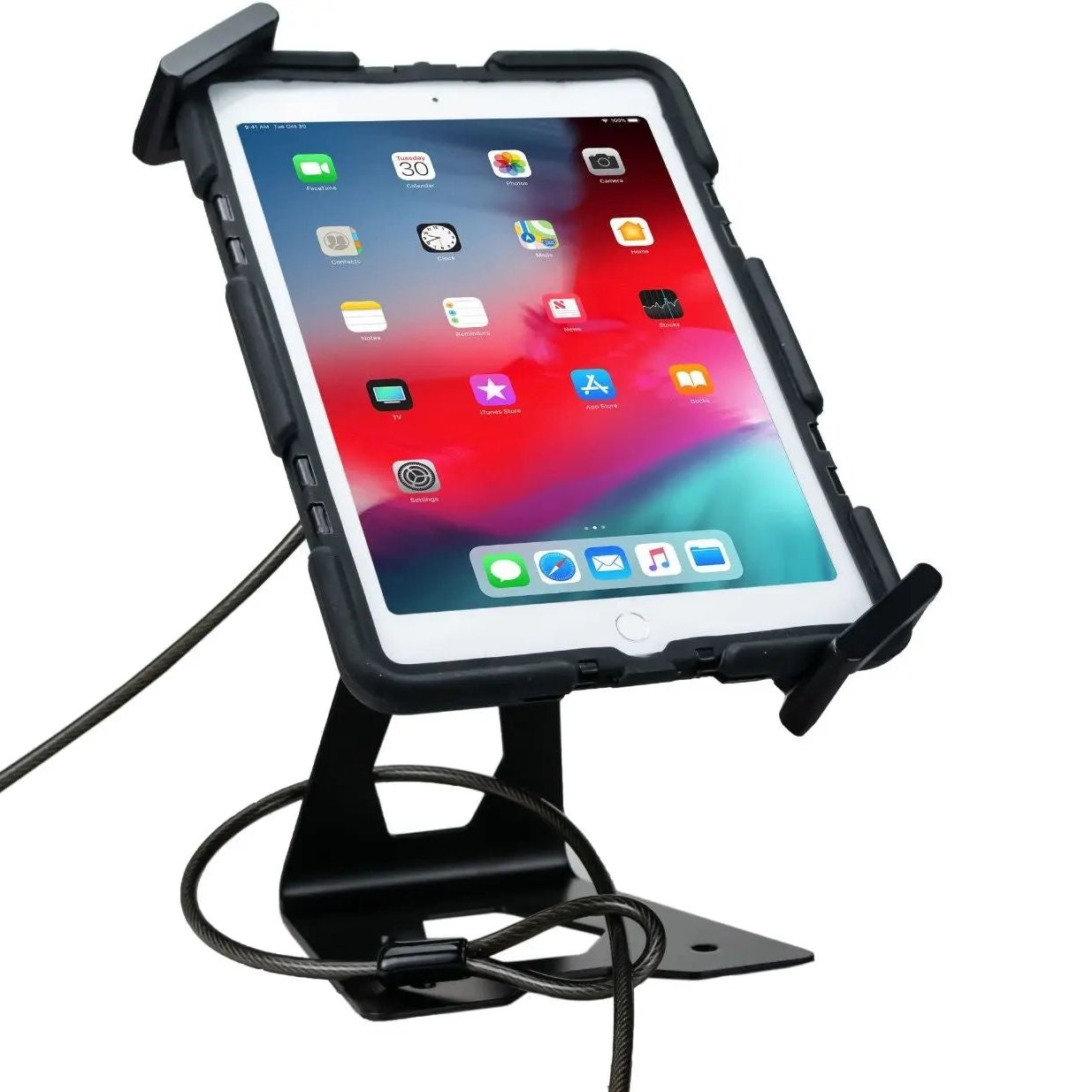 Universal Case-Compatible Security Kiosk Stand