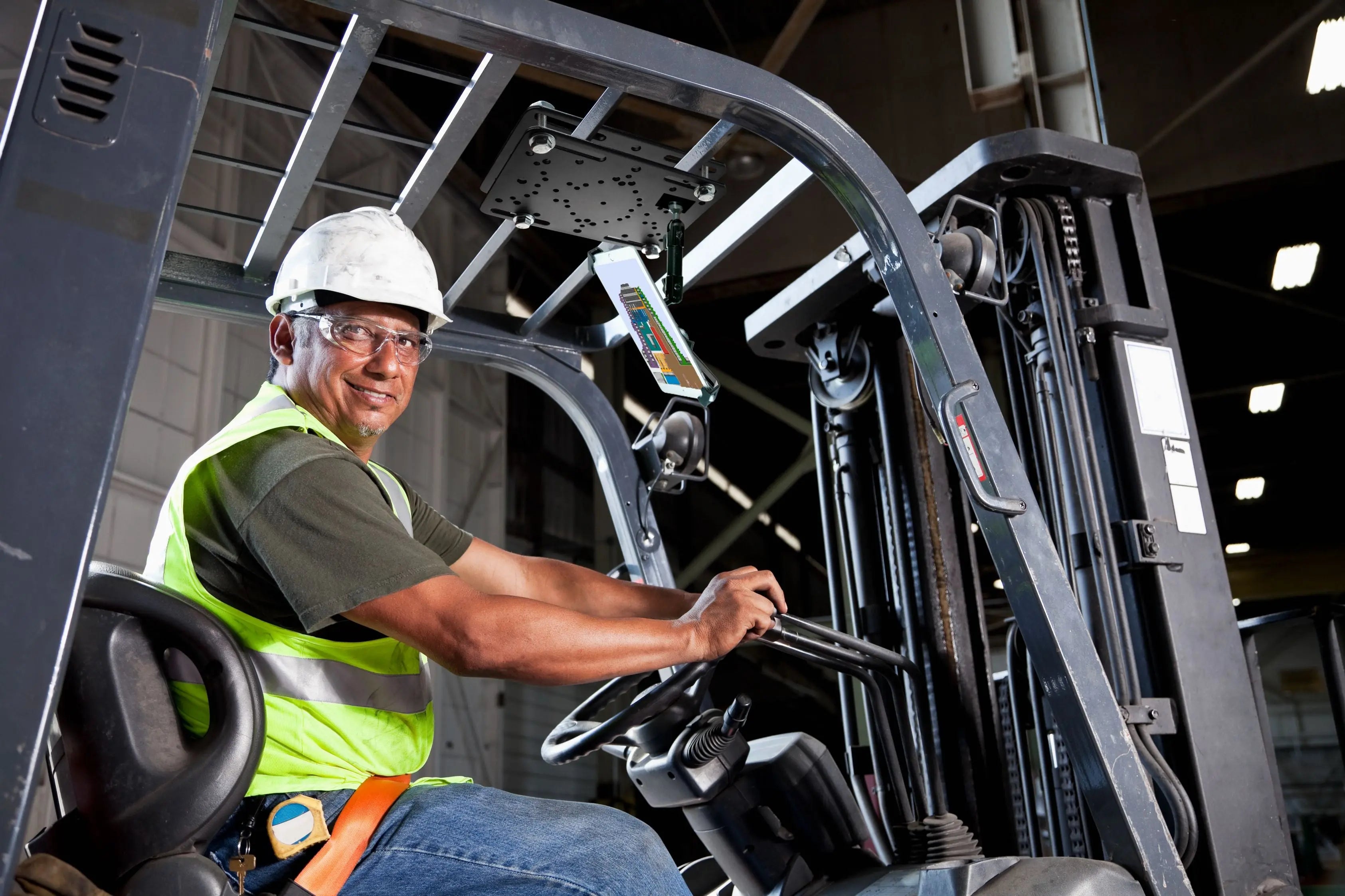 Universal Device Mounting Plates for Forklifts