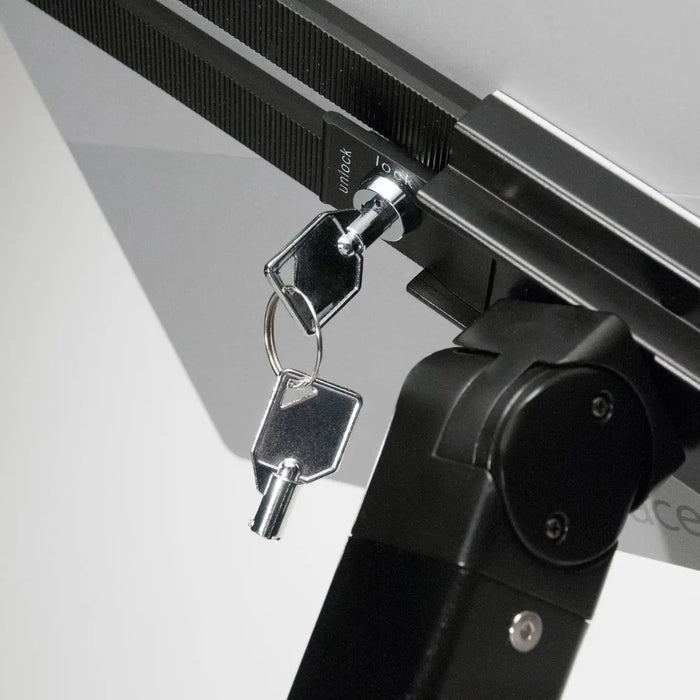 Universal Dual Security Kiosk with Locking Holder and Anti-Theft Cable CTA DIGITAL