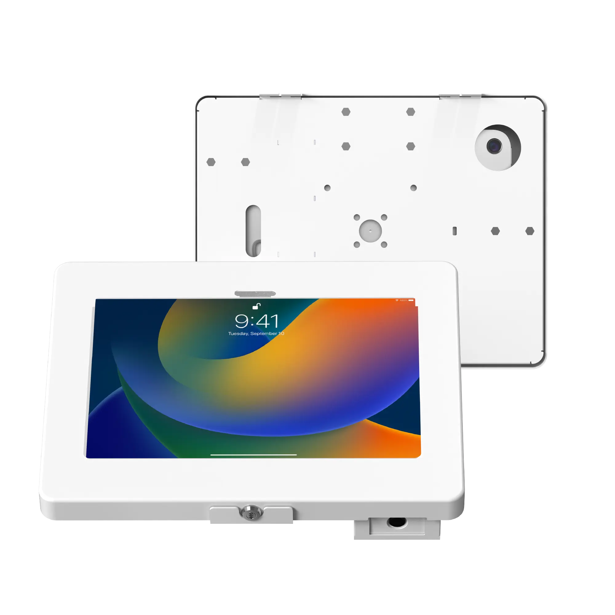 Universal Security Enclosure with Honeywell 2D Scanner (White) CTA DIGITAL
