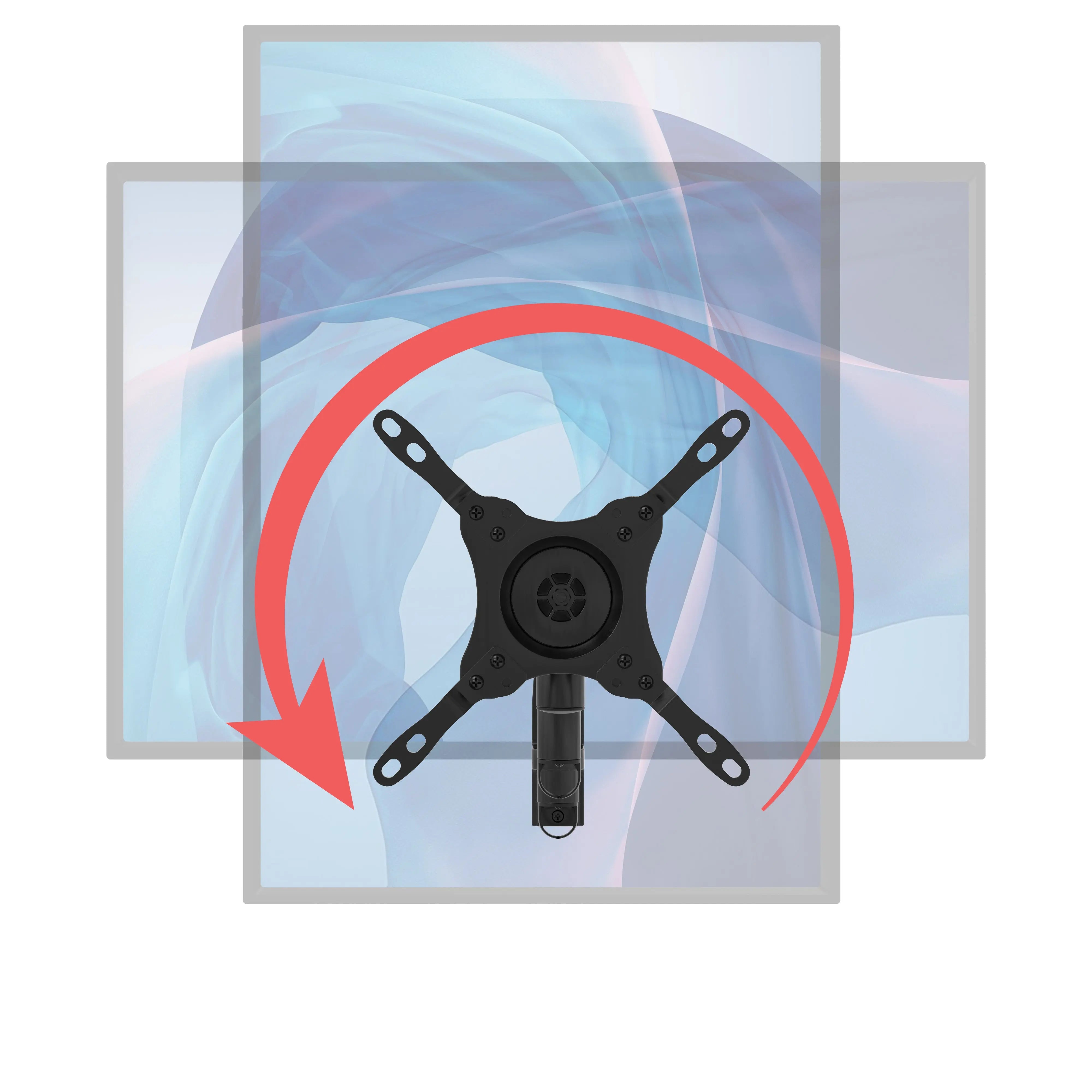 Universal VESA Articulating Wall Mount for TVs and Monitors CTA DIGITAL