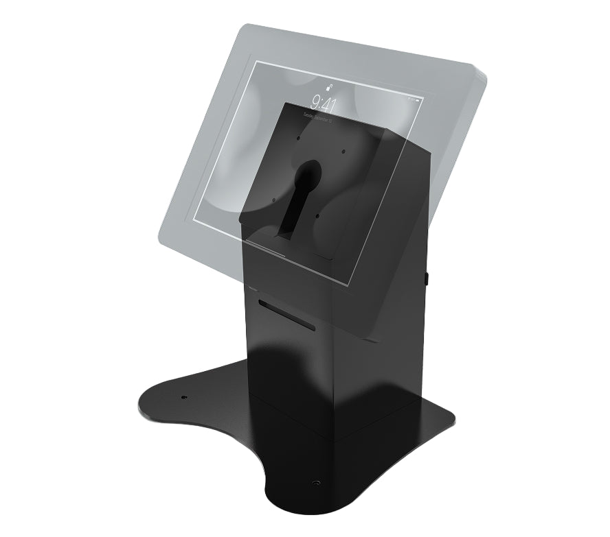 VESA Compatible Desk Mount w/ Printer Shelf Compartment