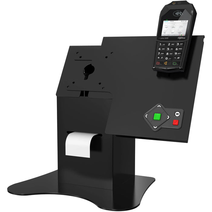 VESA Compatible Desk Mount w/ Printer Shelf Compartment CTA DIGITAL
