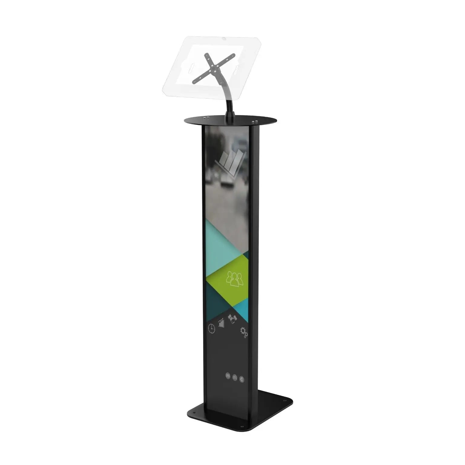 VESA-Compatible Floor Stand Workstation