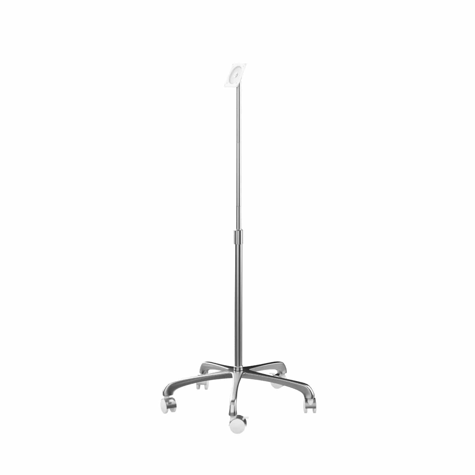 VESA-Compatible Heavy-Duty Height-Adjustable Rolling Floor Stand CTA DIGITAL