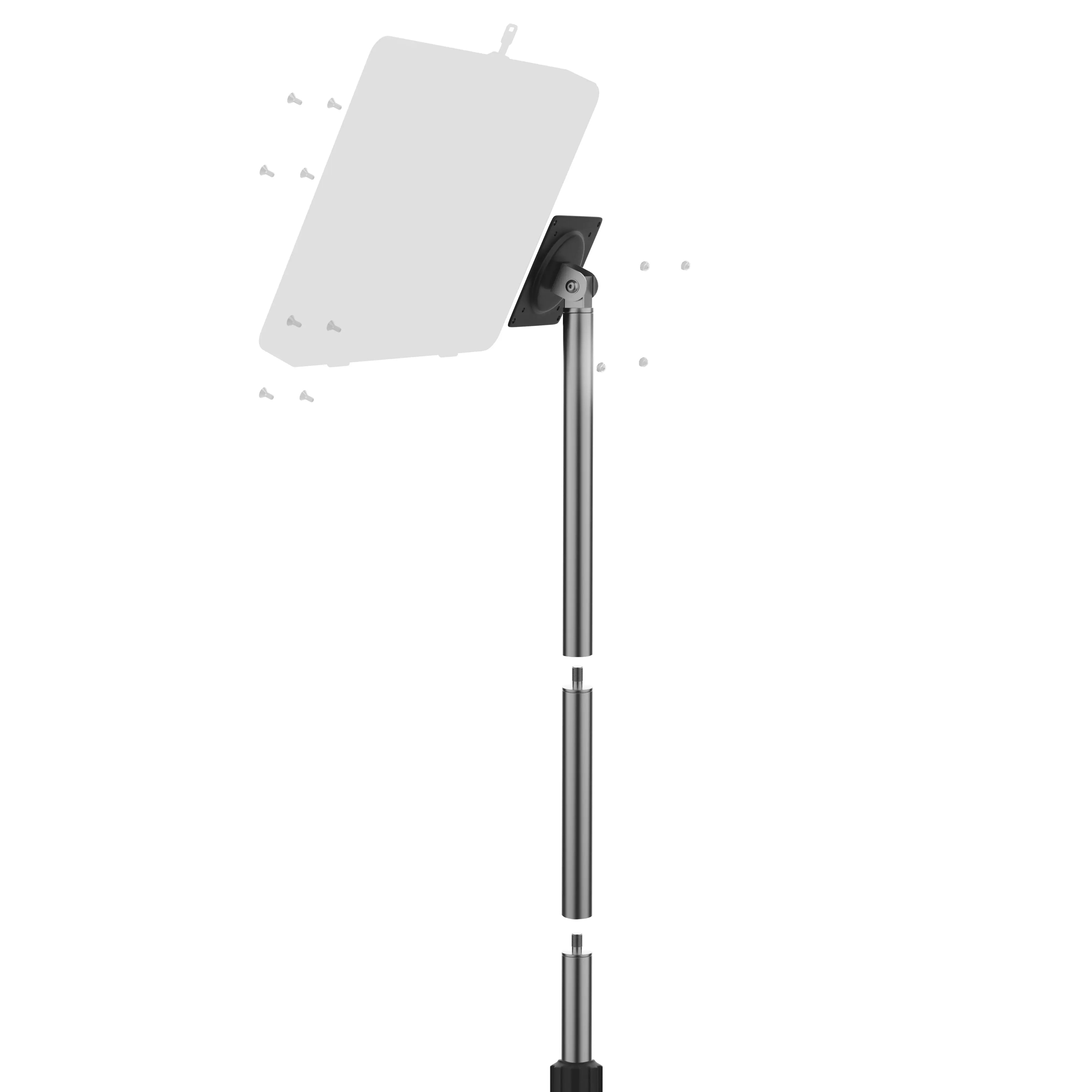 VESA-Compatible, Height-Adjustable Floor Stand