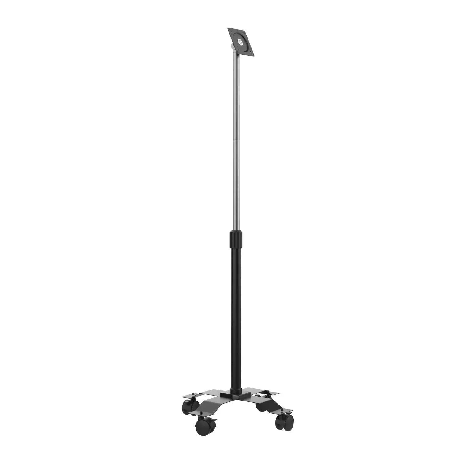 VESA-Compatible, Height-Adjustable Rolling Floor Stand