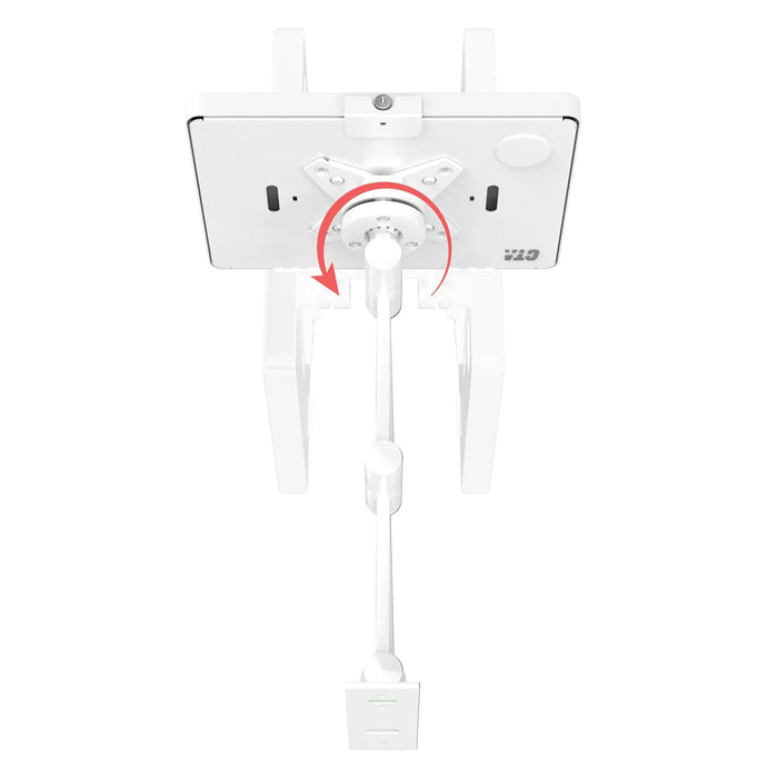VESA Wall Mount Arm with Enclosure (White) CTA DIGITAL