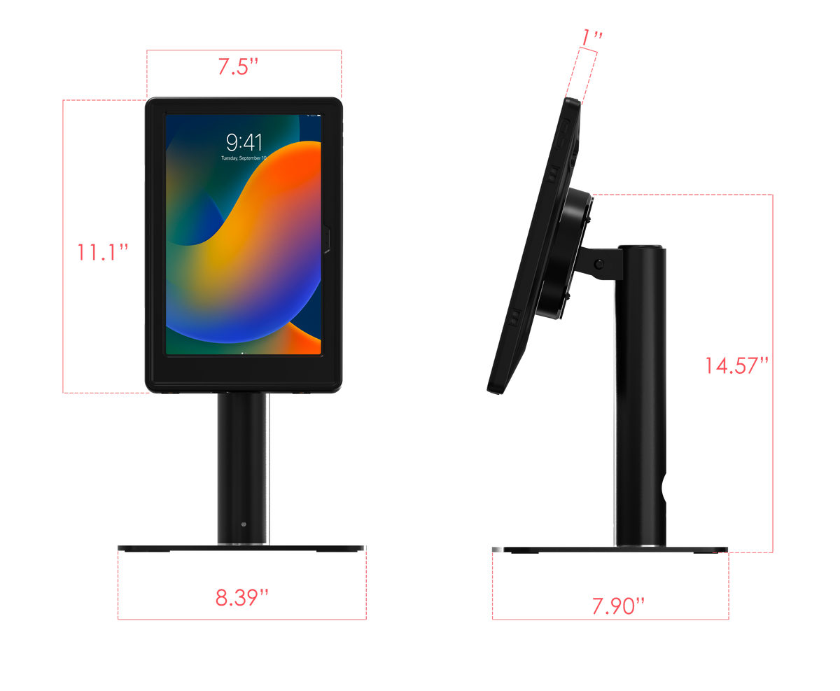 VersaGuard Twist Lock I11 Case and Dock with Flex Desk Mount
