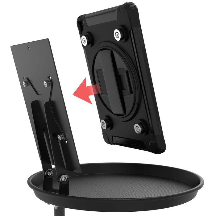 Vehicle Cup Holder Mount w/ Tray and Splash-Proof Magnetic Case for iPad 7-9th Gen, iPad Air 3, iPad Pro 10.5″ CTA DIGITAL
