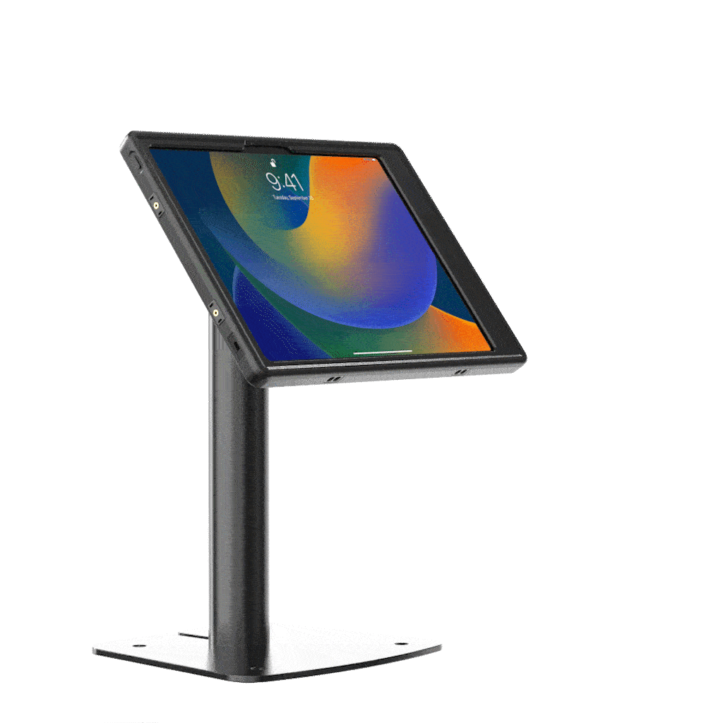 VersaGuard Smart Lock Charge I11 Case and Dock with Versatile 180 Degree Rotation Desk Mount