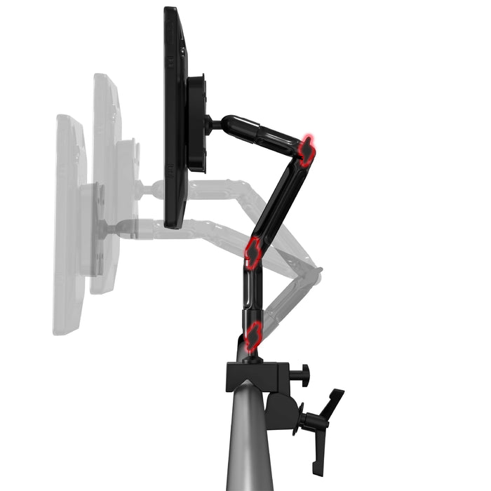VersaGuard Twist Lock I11 Case and Dock with Flex Desk Clamp Mount CTA DIGITAL
