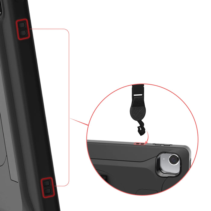 VersaGuard Twist Lock I11 Case and Dock with Flex Desk Clamp Mount CTA DIGITAL