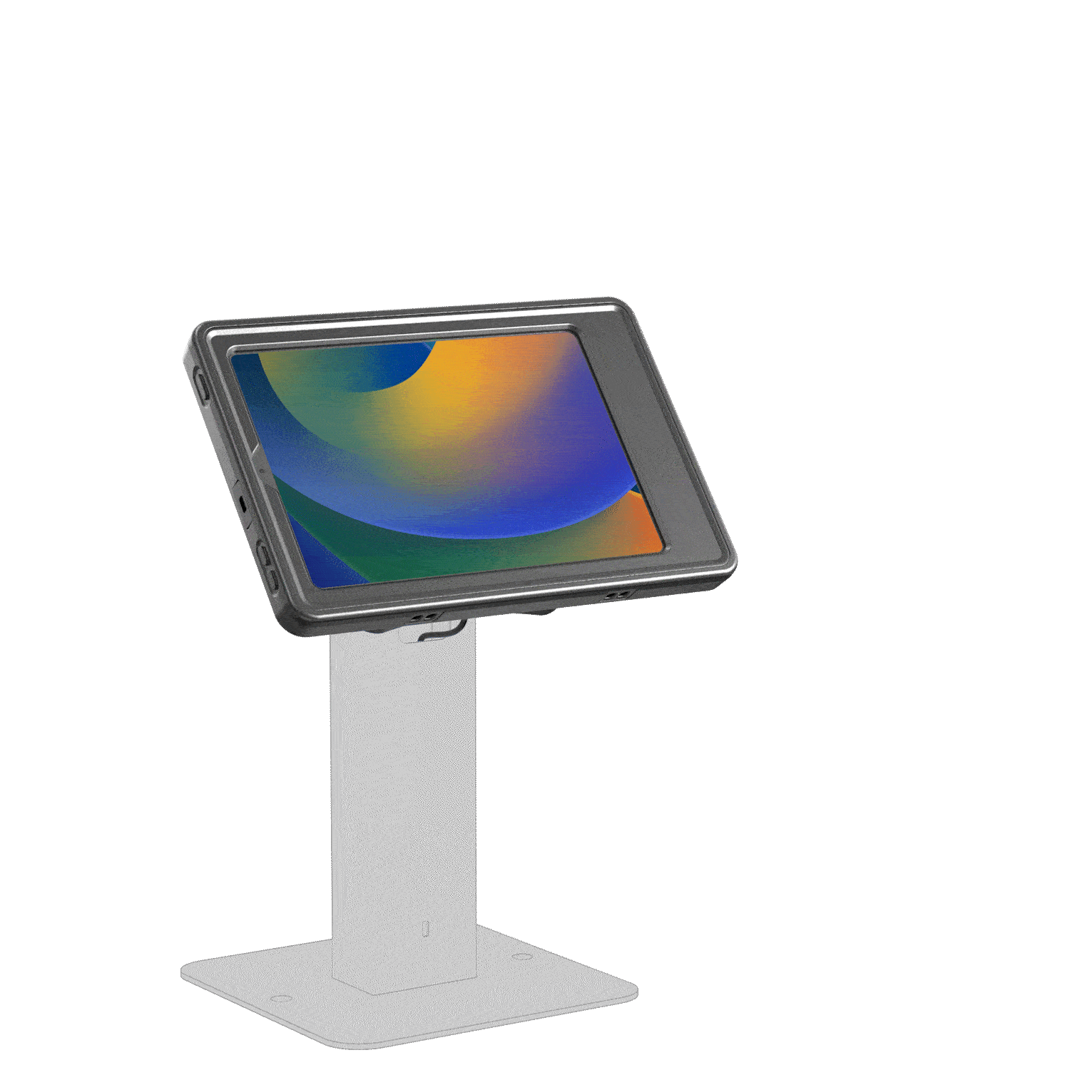 VersaGuard Twist Lock Protective Tablet Case and Dock with Wireless Inductive Charging For iPad Mini 7 (A17 Pro) and iPad Mini 6 CTA DIGITAL